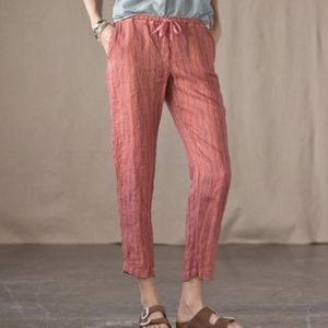 CP Shades Coral Stripe Hampton Pants, M